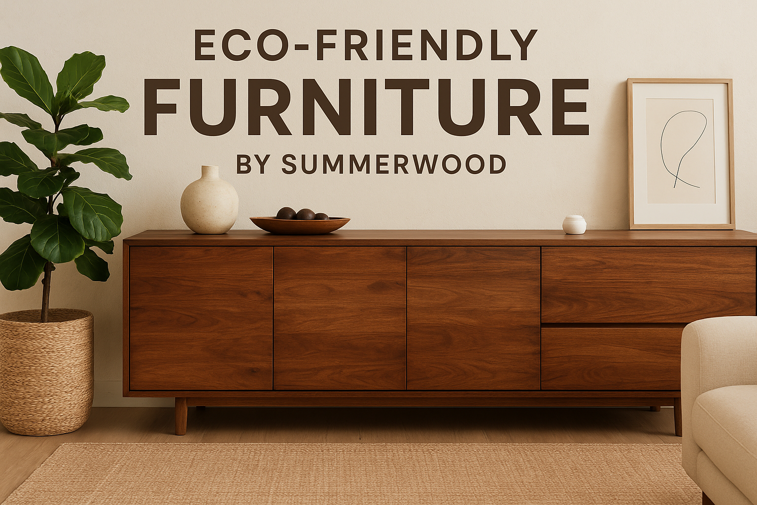 Eco-Friendly Furniture by SummerWood: Sustainable Luxury for Modern Indian Homes